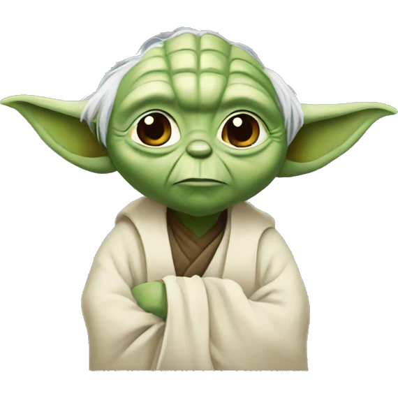 Yoda is a student
 emoji
