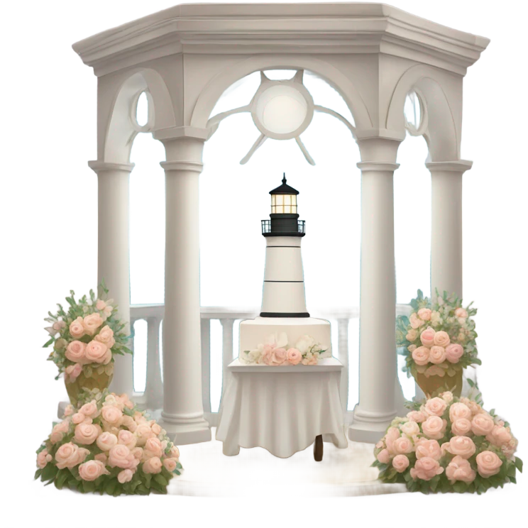 Best wedding ever lighthouse emoji