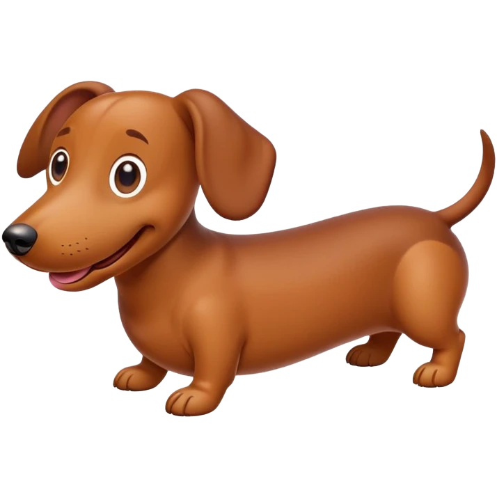 Sausage dog emoji