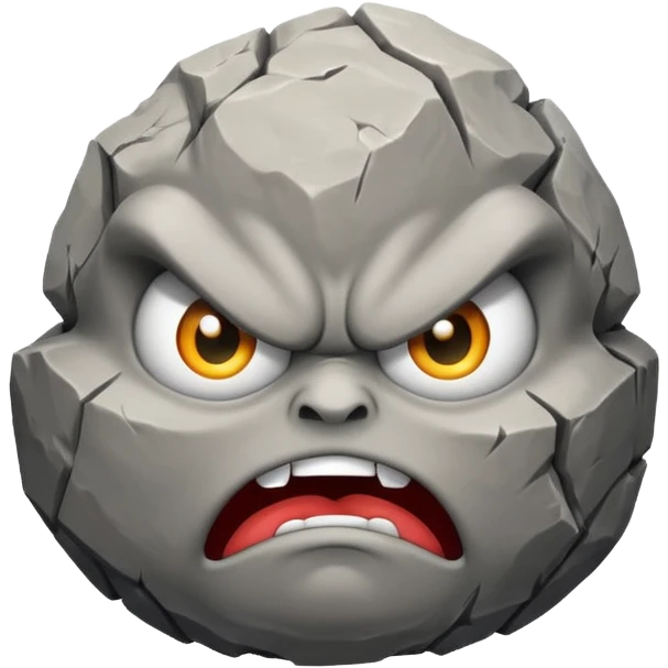 An angry fast rolling it's eyes emoji