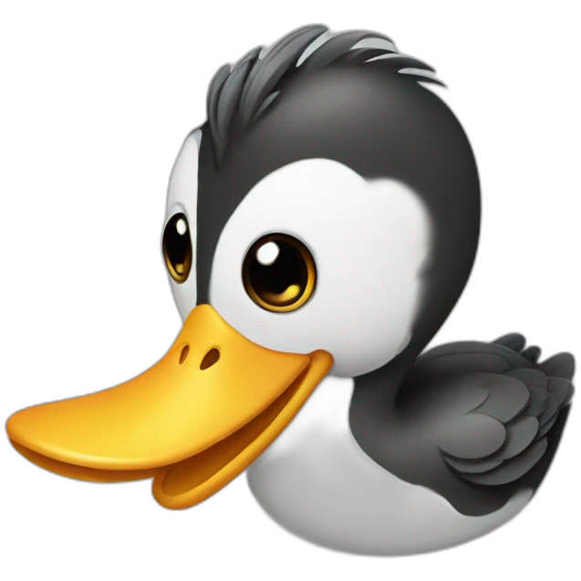 Pato colorao emoji