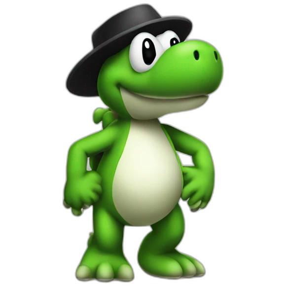 Yoshi Noir emoji
