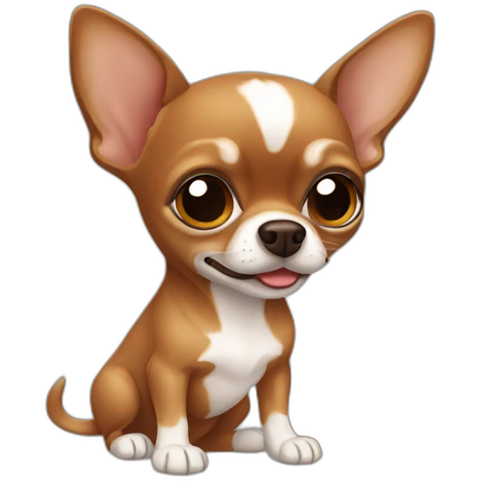 all brown chihuahua emoji