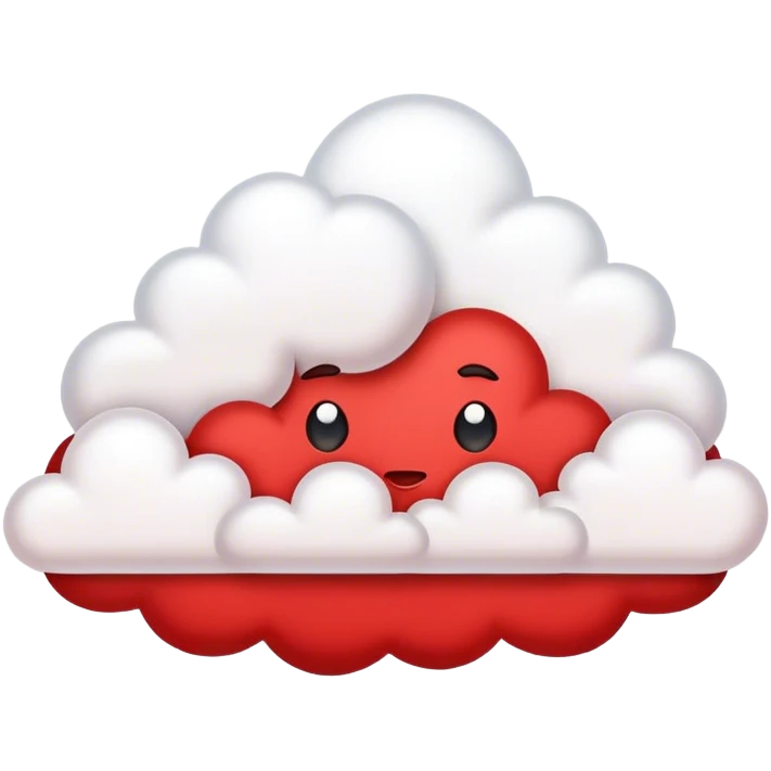 سحابة حمراء emoji