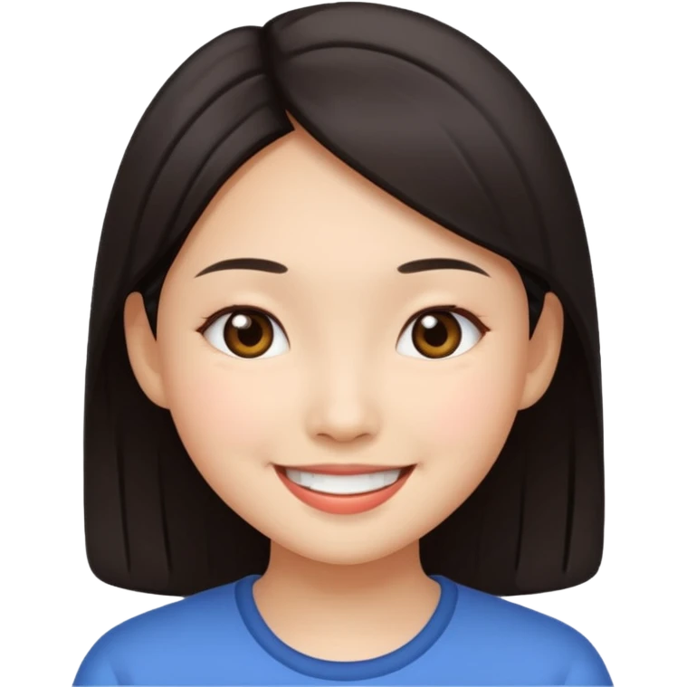 Asian girl emoji