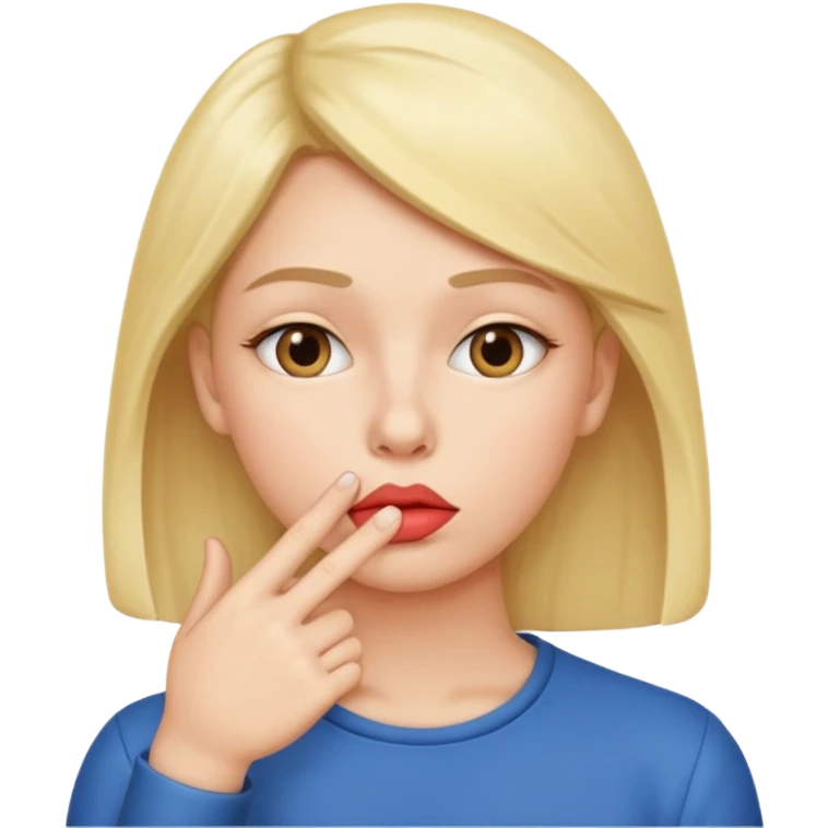 add-a-finger-in-front-of-the-pursed-lips-to-clearly-show-the-shushing-gesture emoji
