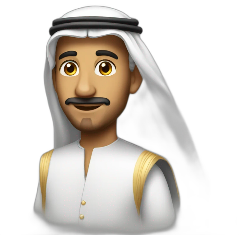 a Handsome from saudi arabia emoji