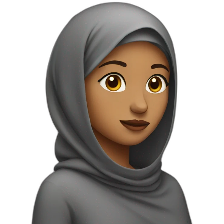 Fatimah girl emoji