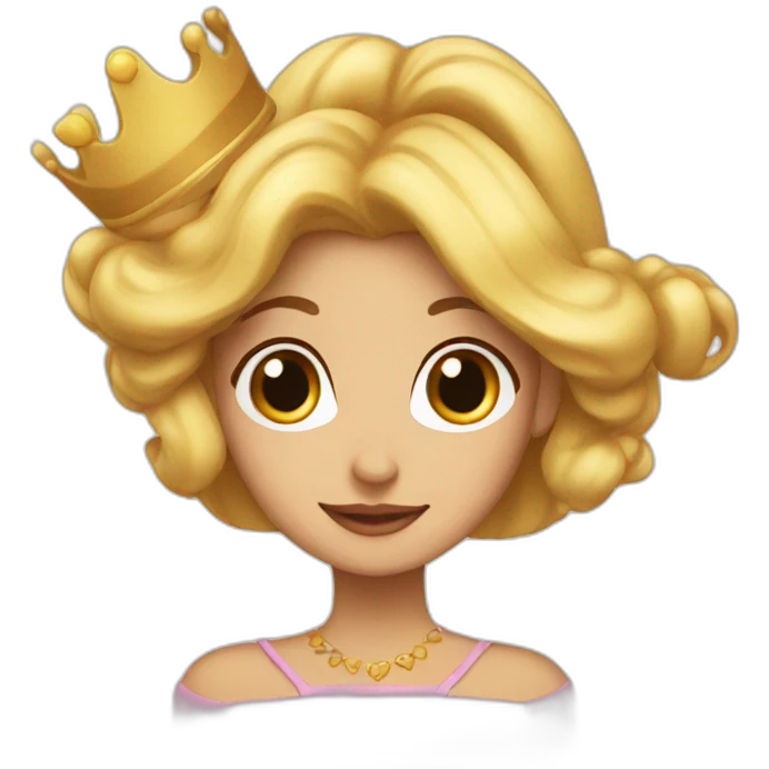 Princess pancake emoji