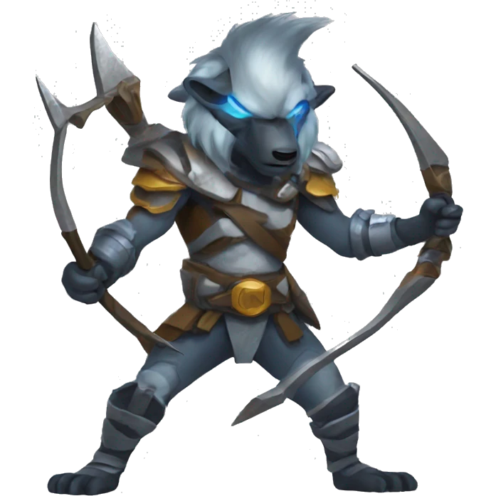 protogen with bow emoji