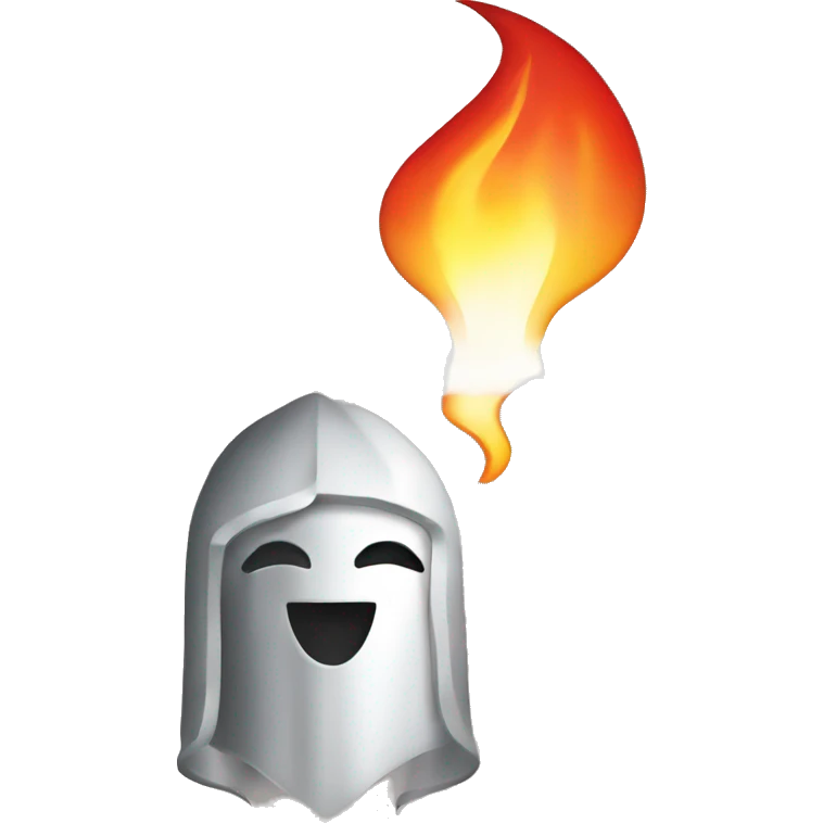 oracle logo with fire coming out emoji