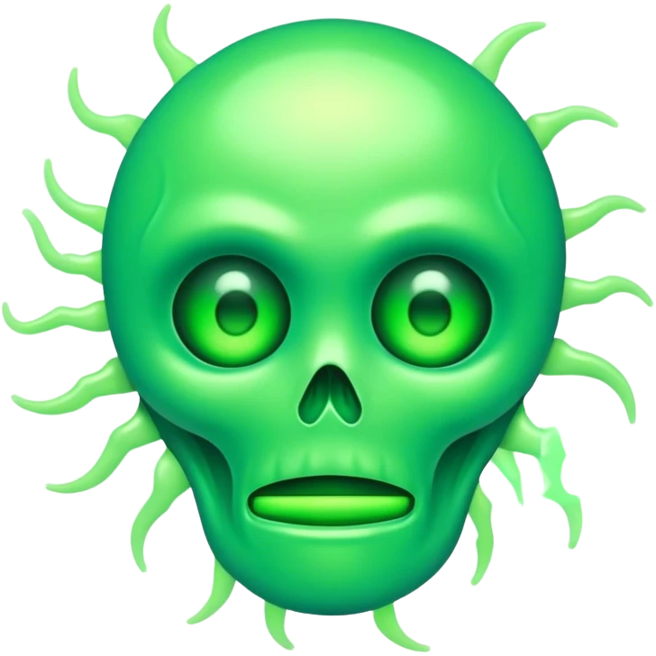 A disease from outer space emoji
