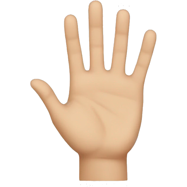 Hand finger 131 emoji