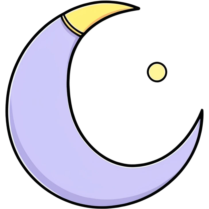 Moon emoji