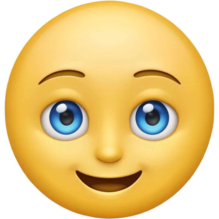 this emoji with blue eyes emoji