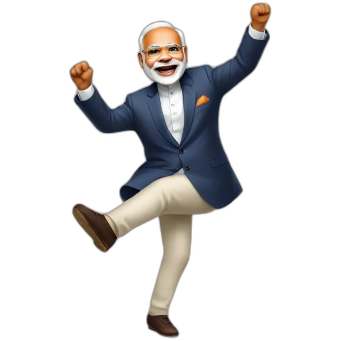 Modi dancing  emoji
