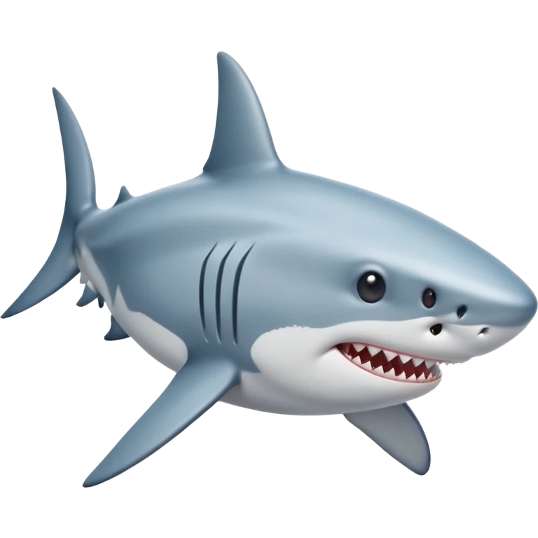 Shark with a little head  emoji