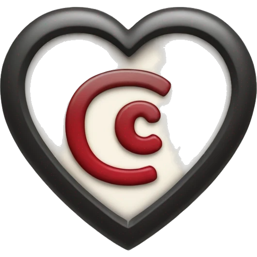 Heart with letter C emoji