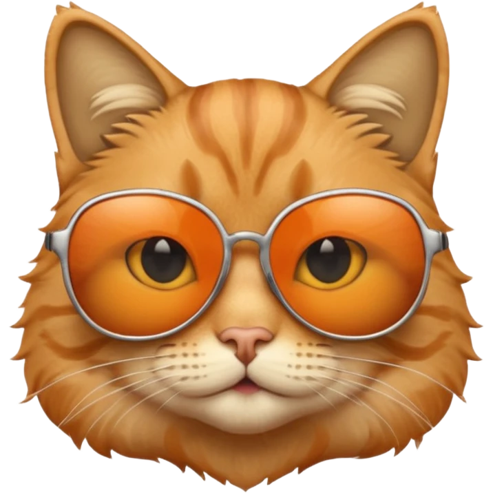 Cat wearing sunglasses emoji