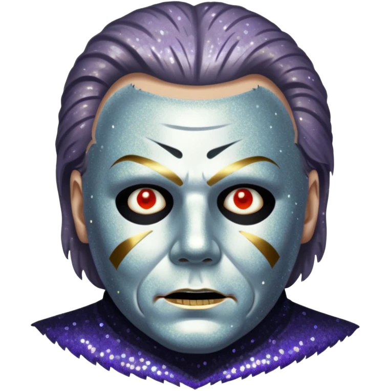 Glitter Michael Myers emoji
