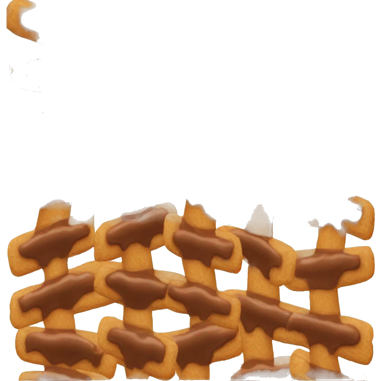 Dipped chocolate churro tip emoji