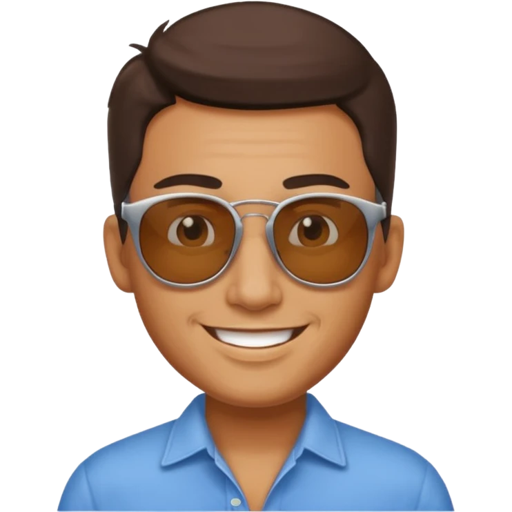 A gentle man with sunglasses emoji