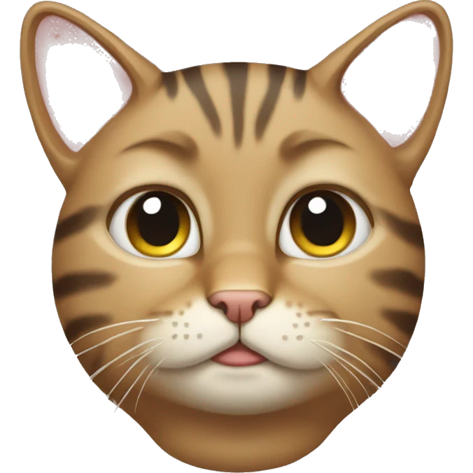 Tabby cat sad emoji