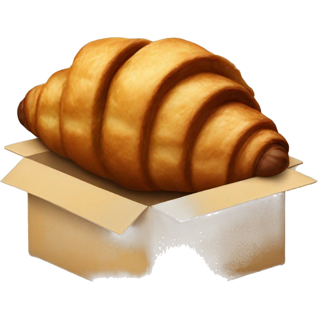 Chocolate Croissant emoji
