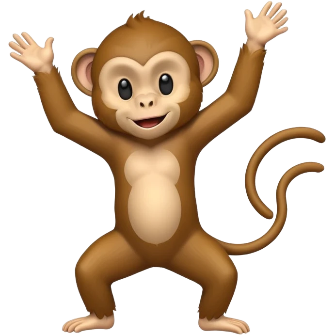 Monkey dancing emoji