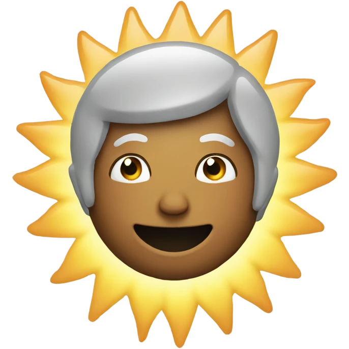 Good morning with a Sun smiling emoji