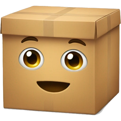 box with face emoji