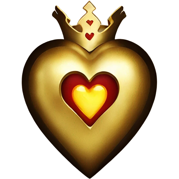 gold sacred heart magical wizarding emoji