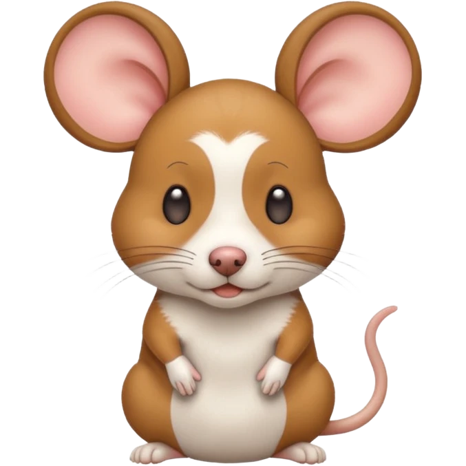 Dog with a mouse on its head emoji