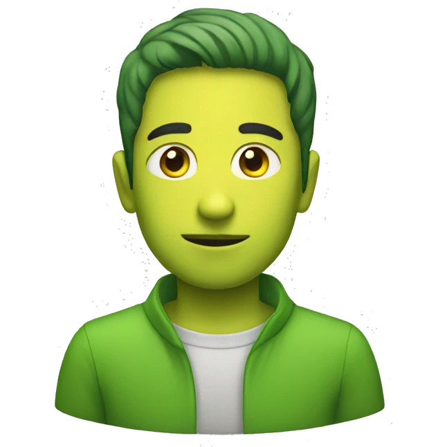 Yellow green emoji