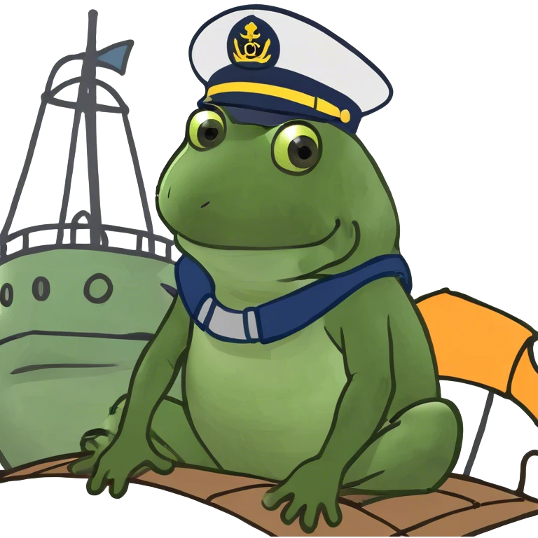 bufo on a ship emoji