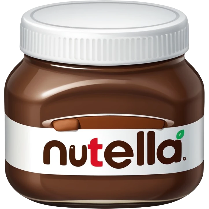 No Nutella sign emoji