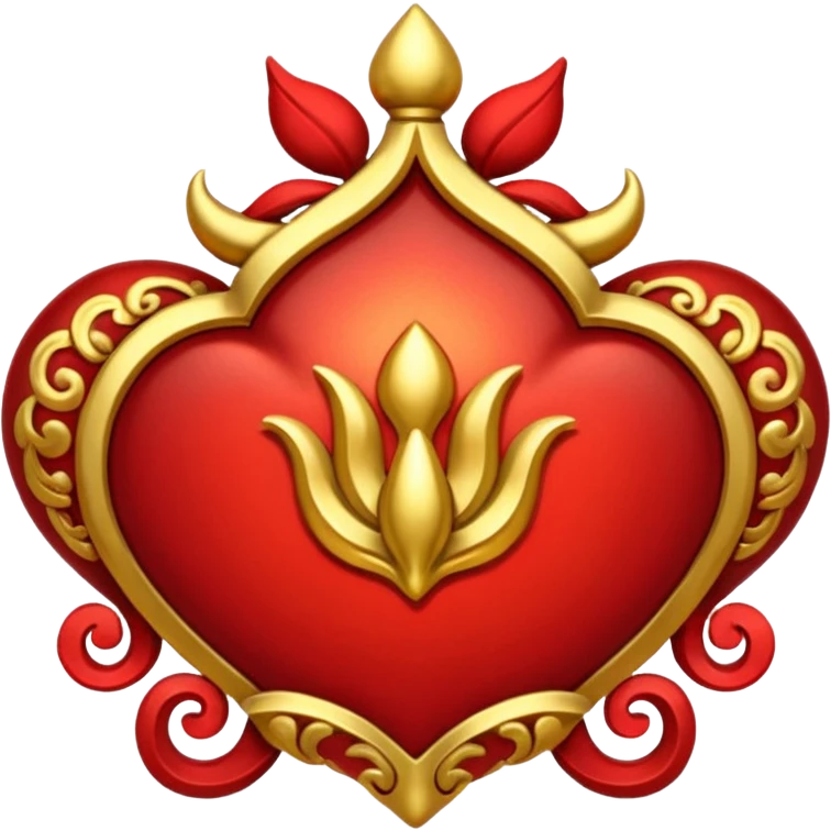 Ghunghroo red and gold small  emoji