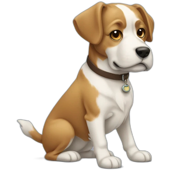 Pointeur anglais chien emoji