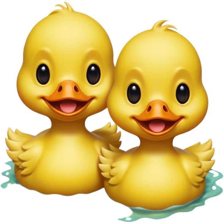 Rotting ducklings smile lovecraftian horror emoji