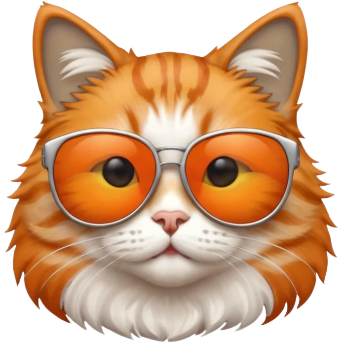 Cat wearing sunglasses emoji