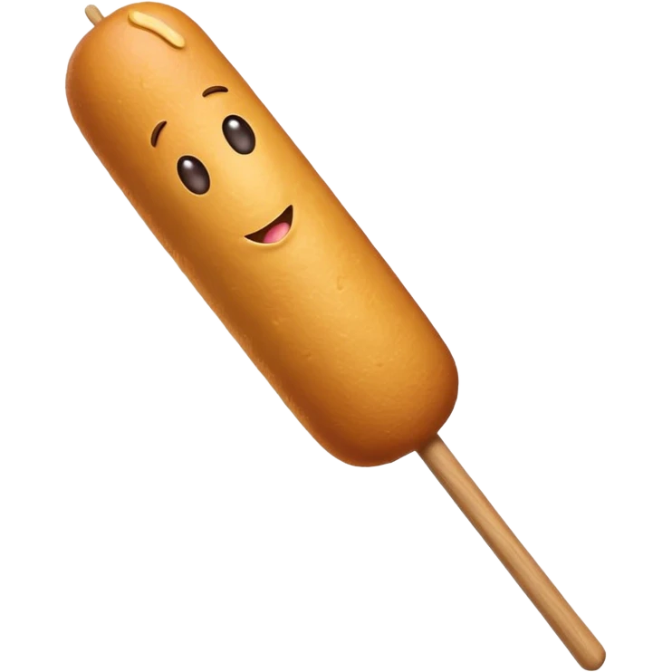 corn dog on stick emoji