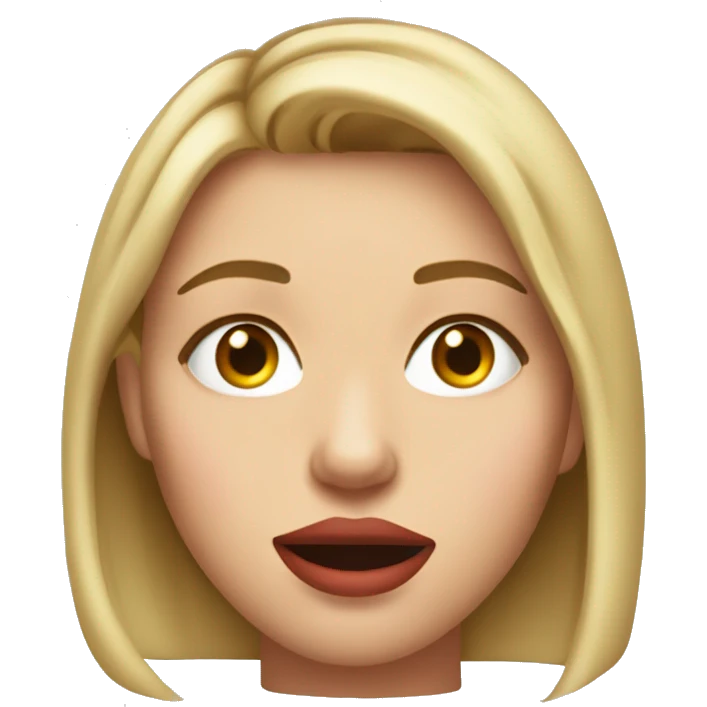 Scarlet Johansson guiñendo el ojo emoji