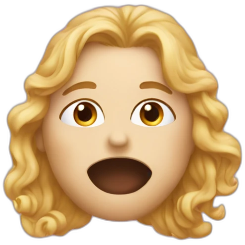 Personne qui fait un bisous emoji