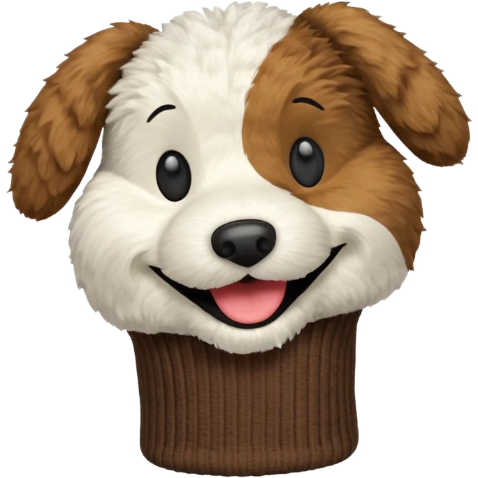 dog sock puppet emoji
