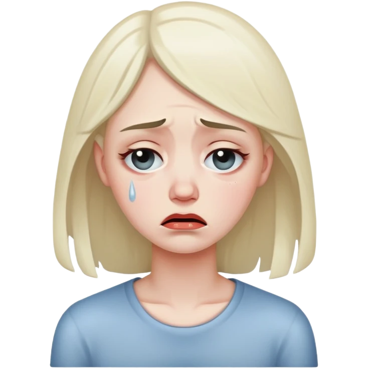 sad woman emoji