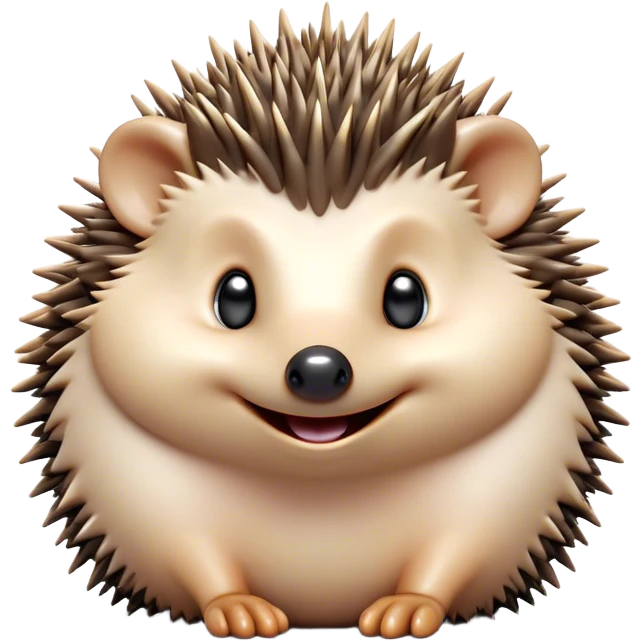 Cinematic Cheeky Hedgehog Portrait Emoji, Head tilted playfully with a mischievous squint and a tiny, cheeky grin, showcasing a compact, prickly body with soft quills and perky little ears, Simplified yet remarkably expressive features, highly detailed, glowing with a vibrant, playful glow, high shine, spirited and quirky, stylized with an air of whimsical woodland mischief, soft glowing outline, capturing the essence of a cheeky hedgehog that looks ready to roll out of the screen with playful attitude! emoji