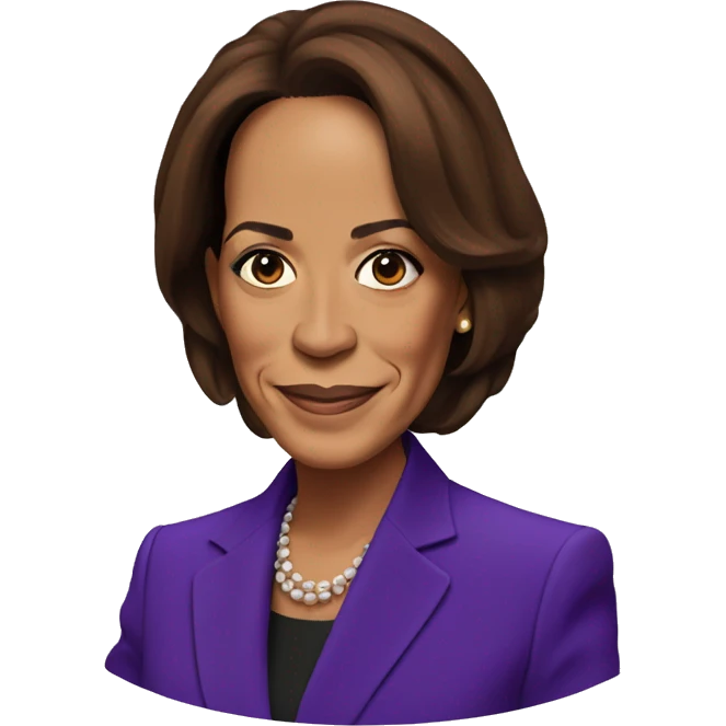 kamala harris in Purple Suit emoji