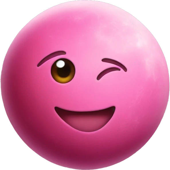 pink planet  emoji