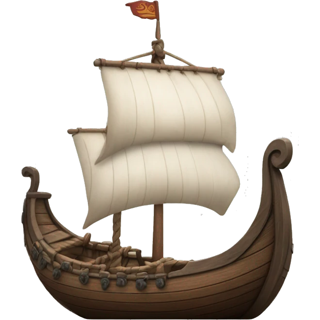 Viking Ship w/ the words Peyton Parrish ingrained emoji