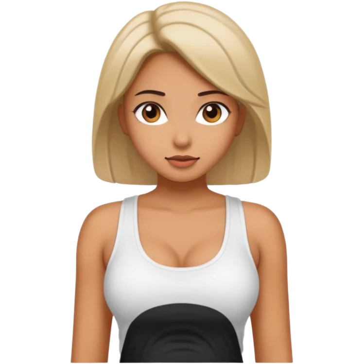 naked girl big tits emoji